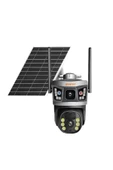 AVENİR AV-S232 4MP Solar WIFI IP PTZ Dual Light Çift kameralı V380 Pro App Kamera - 1