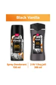 Axe Duş Jeli Black Vanilla 3 In 1 Vücut Saç Yüz 300 ml - 1
