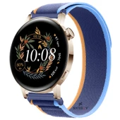 Huawei Watch GT 3 Elegant – Active 42mm Uyumlu 20mm Wander Trail Loop Kordon  Mavi Koyu - 9
