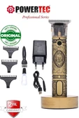 POWERTEC Tr-1818 Şarjlı Tıraş Makinesi Saç-Sakal-Ense-Vücut Lazer Epilasyon Öncesi (Standlı yeni versiyon) - 1