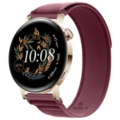 Huawei Watch GT 3 Elegant – Active 42mm Uyumlu 20mm Wander Trail Loop Kordon  Mavi Koyu - 5