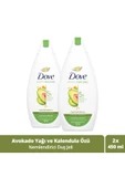 Dove Care By Nature Nemlendirici Duş Jeli Avokado Yağı Ve Kalendula Özü Canlandırıcı 450 ml X2 - 1