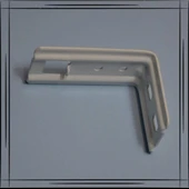 NİVEMESHOME AYAK TIRNAKLI ZEBRA PERDE DUVAR MONTAJ APARATI BOYALI L AYAK 10 CM - 1