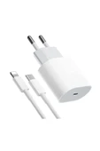 SPARANGE Tüm Ios 7, 8, X, 11, 12, 13, 14 Seri Uyumlu 23w Hızlı Usb-c Giriş Şarj Aleti Adaptör Kablo Set - 1