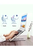 Pnmtek Alüminyum Katlanabilir Ayarlı Dizüstü Laptop Notebook Standı - 5