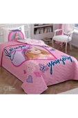 Home Kapitoneli Tek Kişilik Lisanslı Yatak Örtüsü Takımı - 1