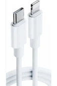 Gökkuşağı Apple iPhone 8 -X- Xs -Xr-11-12-13-14-Pro-Max-Plus Uyumlu Type-C Lightning Hızlı Şarj Kablosu - 1