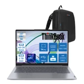 Lenovo Thinkbook 14 G7 Iml Intel Ultra 7 155H 48GB Ddr5 2tb SSD Intel® Aı Boost 14" Wuxga 300NITS IPS Freedos Taşınabilir Bilgisayar 21MR0050TRF24 + Zetta Çanta thumbnail 1