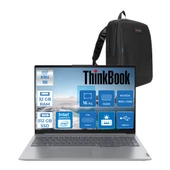 Lenovo Thinkbook 16 G7 Iml Intel Ultra 5 125U 32GB Ddr5 512GB SSD Intel® Aı Boost 16" Wuxga 300NITS IPS Freedos Taşınabilir Bilgisayar 21MS005KTRF12 + Zetta Çanta thumbnail 1