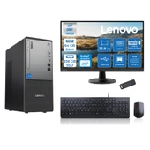 Lenovo Thinkcentre Neo 50T Gen5 Intel Core I7 14700 64GB Ddr5 256GB SSD 23.8 Inç Monitör Freedos Intel UHD 770 Masaüstü Bilgisayar 2412UAS0GL00F21 + Zetta Flash Bellek thumbnail 1