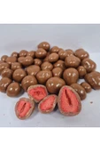 Quruella SÜTLÜ ÇİKOLATALI ÇİLEK DRAJE 80gr. Freeze dried teknolojisi - 2
