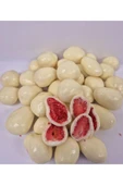 Quruella BEYAZ ÇİKOLATALI ÇİLEK DRAJE 80 gr. Freeze dried teknolojisi - 2