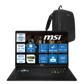 Msı Vector 18 Hx Aı A2XWIG Intel Core Ultra 9 275HX 24GB Ddr5 512GB SSD Windows 11 Home 175W RTX5080 12GB 18 Inç 2K(2560×1600) Qhd+ 240Hz Taşınabilir Bilgisayar 666XTRH09 + Zetta Çanta - 1