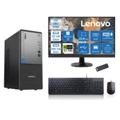 Lenovo Thinkcentre Neo 50T Gen5 Intel Core I7 14700 32GB Ddr5 256GB SSD 23.8 Inç Monitör Windows 11 Pro Nvidia GT730 4gb Masaüstü Bilgisayar 7302412UAS0GL00P11 + Zetta Flash Bellek thumbnail 1