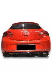 Opel Astra J Hatchback Mak.lı Rieger Arka Tampon Difüzörü (Plastik) Piano Black - 1