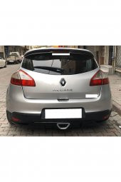 Renault Megane 3 RS Egzoz Görünümlü Arka Tampon Difüzörü (Plastik) Boyasız - 1