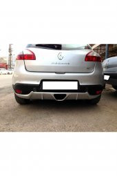 Renault Megane 3 RS Egzoz Görünümlü Arka Tampon Difüzörü (Plastik) Boyasız - 2