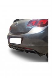 Opel Astra J Hb Mak.sız Arka Tampon Difüzörü (Plastik) Piano Black - 1