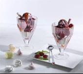 Paşabahçe kristal 2 li  dondurmalık - dondurma servis kasesi 68136 - 2