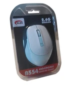 Elba B554 Mavi-Beyaz 6D 2.4Ghz Kablosuz Mouse - 6
