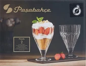 Paşabahçe kristal 2 li  dondurmalık - dondurma servis kasesi 68136 - 3