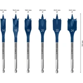 Bosch EXP Yaprak Matkap Ucu Seti 14-24 mm 6’lı - 2