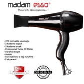 MADAMESSO Mdm-9600 Profesyonel Fön Makinesi & Saç Kurutma Makinesi - 1