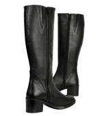 Castleblack 92900-1 Siyah Kadın Kışlık Deri Çizme thumbnail 2