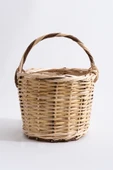 Hasır Balkon Sepeti H : 32 cm - 2