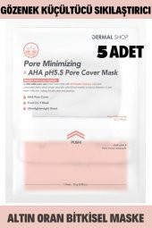 DERMAL Shop Gözenek Azaltan X Aha Ph5.5 Gözenek Küçültücü Maske 25 gr * 5 Adet - 1