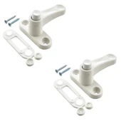 Pvc Basmalı Kapı Pencere Emniyet Kilidi Pimapen Ev Çocuk Bebek Güvenlik Kilidi 2 Adet thumbnail 1