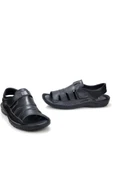 Pisagor Ps-33720 Erkek Ortopedik Deri Sandalet - 8