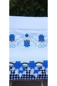 Peacock 10 Adet Güpürlü , işlemeli , Çeyize uygun yüksek kalite el havlusu (karma renk ve model) - 6