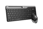 A4 Tech Fstyler FB2535C Gri Bluetooth+2.4G Nano Fn Multimedya Klavye Şarjlı Mouse Set - 3
