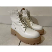 Bershka kadın bot platformu beyaz 1239/860/001 thumbnail 1