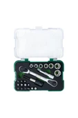 Elta 1/4" Altıköşe Cırcırlı Lokma Anahtar Ve Bits Uç Seti 23 Parça - 3