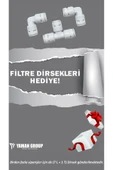 JF Jammy Fılter Coconut Bazlı Kapalı Kasa Su Arıtma Filtresi 4'lü Inlıne Set - 2