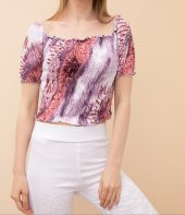 Gipeli Kayık Yaka Bluz - 1