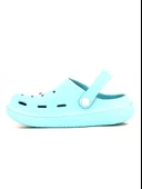 Calx Kız Çocuk Unicorn Figürlü Kaydırmaz Rahat Tabanlı Havuz - Plaj - Tatil - Bahçe Cross Terlik Sandalet - 12