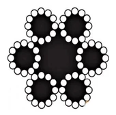 Çelik Halat 6 mm 10 Metre (6X12+7 K.ÖZ) thumbnail 2