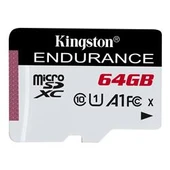 Kingston SDCE-64GB 64GB microSDXC Endurance 95R-30W C10 A1 UHS-I Card Only Hafıza Kartı - 3
