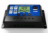 URETECH 30A - 12/24V Solar Şarj Kontrol (Regülatörü) 2 li Usb Çıkışlı thumbnail 3