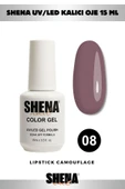 SHENA Kalıcı Oje 15 ml - 08 Çikolata Kahve - Uv/led Gel Polish ❤ From Dubai - 1