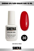 SHENA Kalıcı Oje 15 ml - 30 Kırmızı - Uv/led Gel Polish ❤ From Dubai - 1