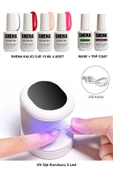 Shena Evde Kalıcı Oje Seti (Uv/Led + Kalıcı Oje + Base, Top Coat + Tırnak Aksesuarları) - 3