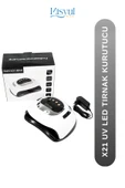 Shena Sun X21 Uv Led Tırnak Kurutucu 320 W 72 Led Protez Tırnak Kalıcı Oje Kurutma Makinesi - 1