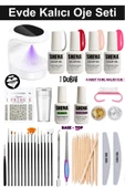 Shena Evde Kalıcı Oje Seti (Uv/Led + Kalıcı Oje + Base, Top Coat + Tırnak Aksesuarları) - 1