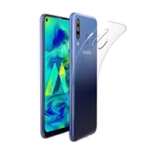 Galaxy M40 Kılıf Şeffaf Süper Silikon Kılıf thumbnail 1