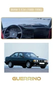 NEYA  BMW 5 E34 1988-1996TORPİDO KORUMA HALISI BEJ KENAR thumbnail 1