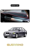 NEYA  BMW E46TORPİDO KORUMA HALISI SİYAH KENAR - 1